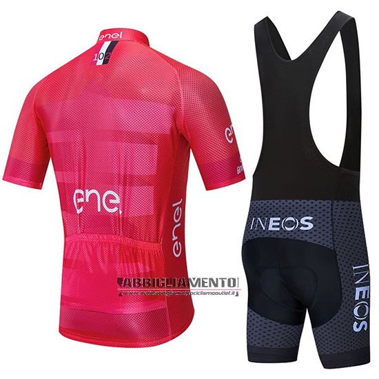 Abbigliamento INEOS 2020 Manica Corta e Pantaloncino Con Bretelle Rosa Nero - Clicca l'immagine per chiudere